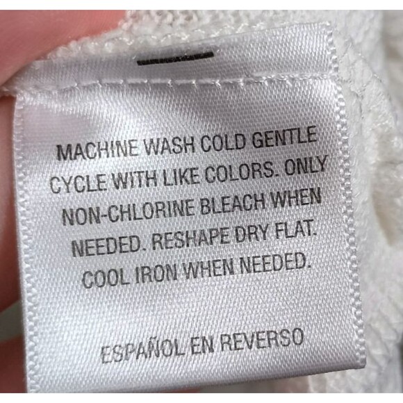 Style& Co Womens White Ivory Semi Sheer Handkerchief Sweater Plus Size 3X - Picture 8 of 8